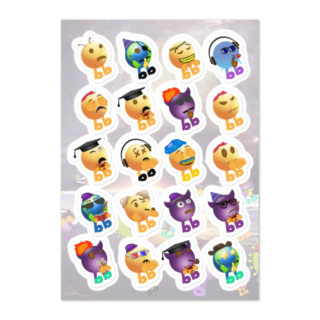 Megabb Buddy Stickers - Emojibb