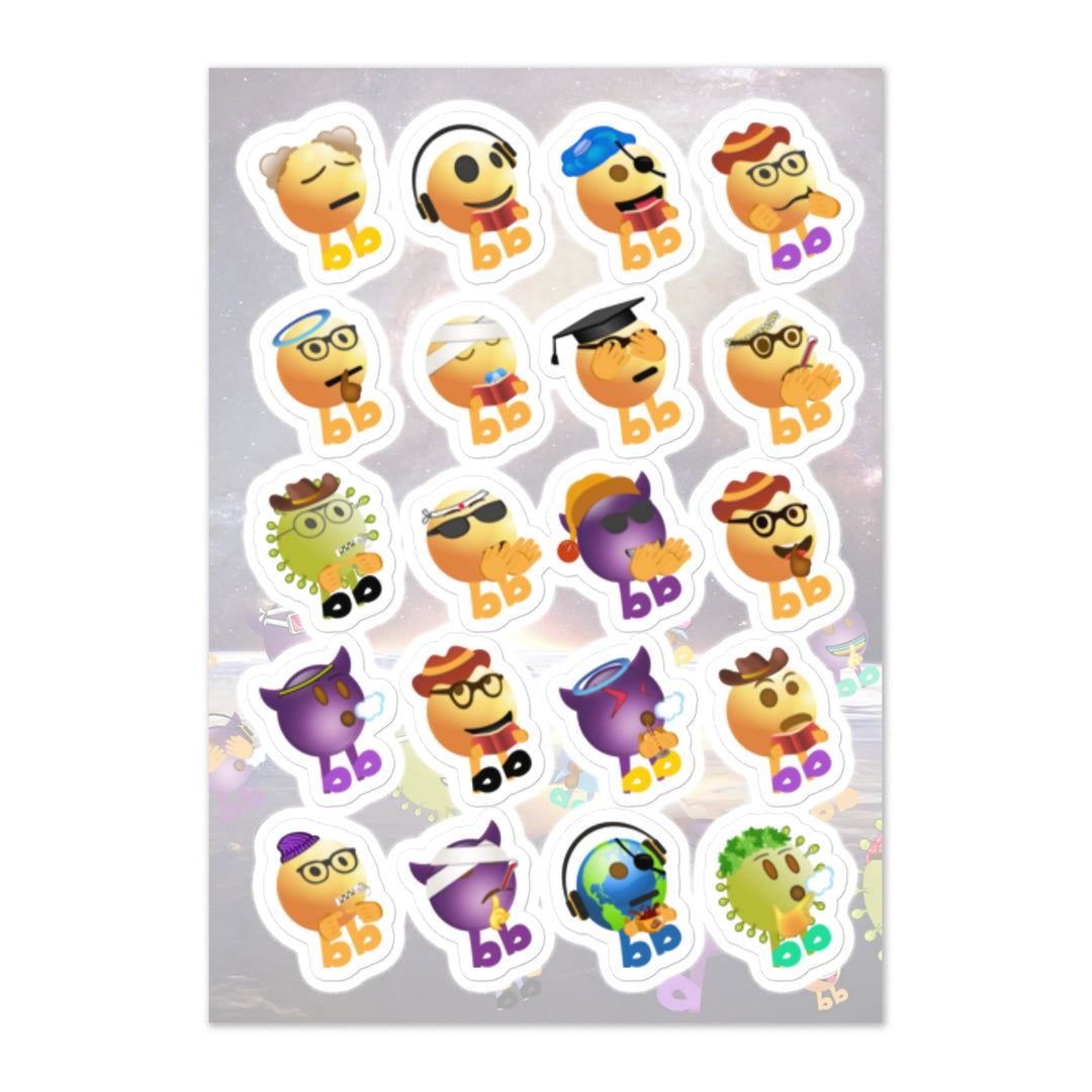 Megabb Buddy Stickers - Emojibb