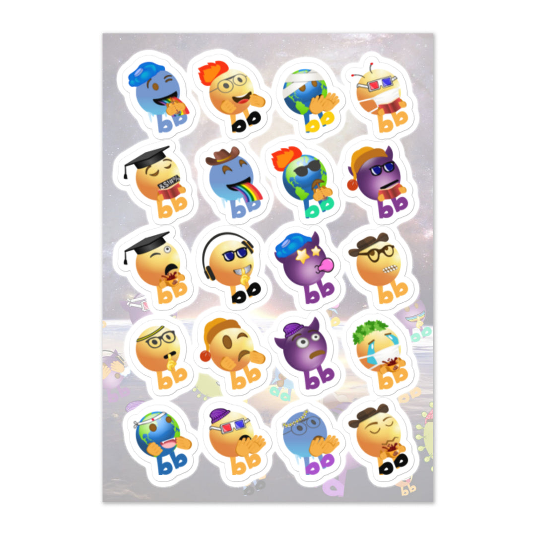 Megabb Buddy Stickers - Emojibb