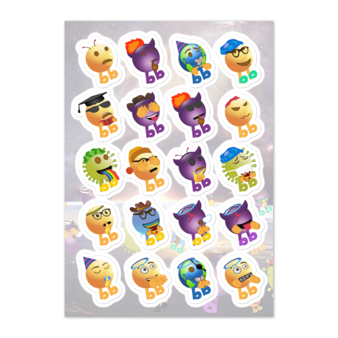 Megabb Buddy Stickers - Emojibb