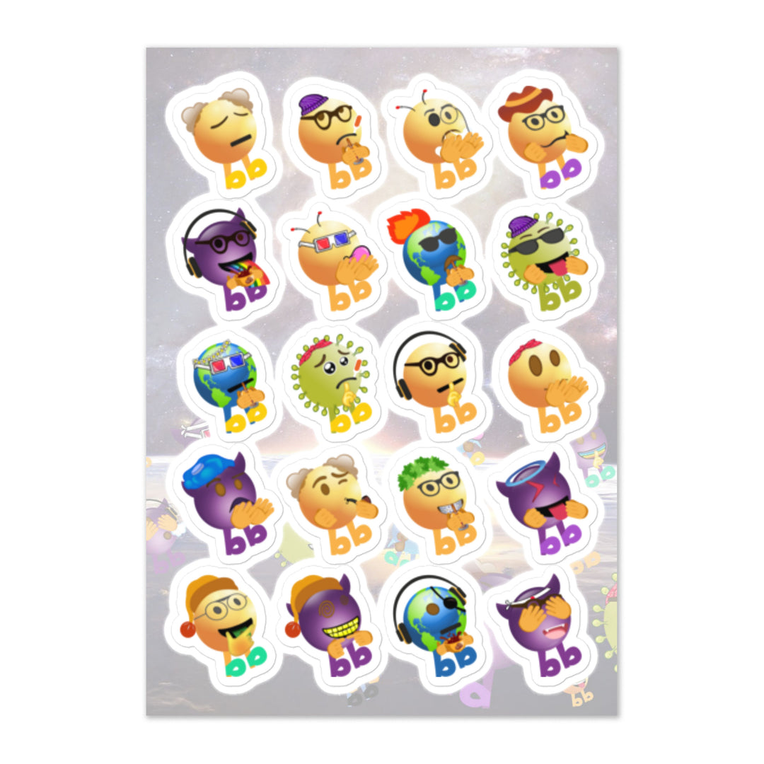 Megabb Buddy Stickers - Emojibb