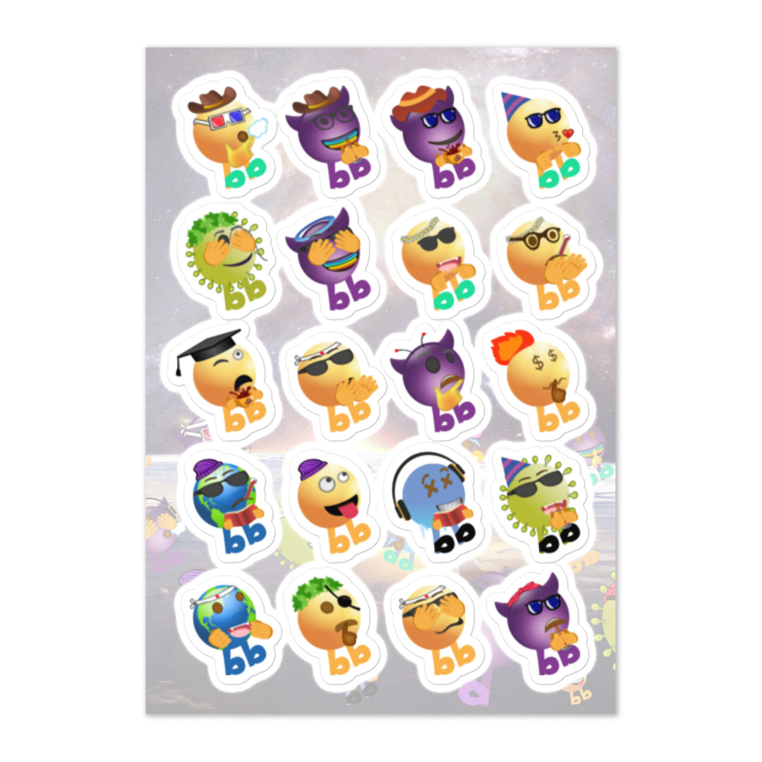 Megabb Buddy Stickers - Emojibb