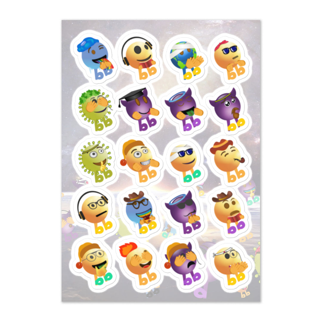 Megabb Buddy Stickers - Emojibb