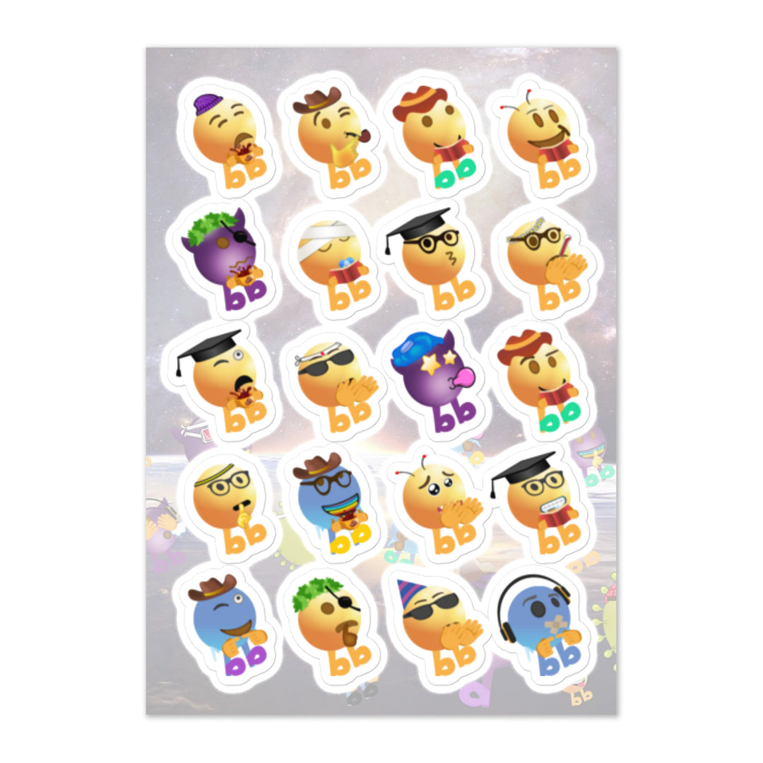Megabb Buddy Stickers - Emojibb