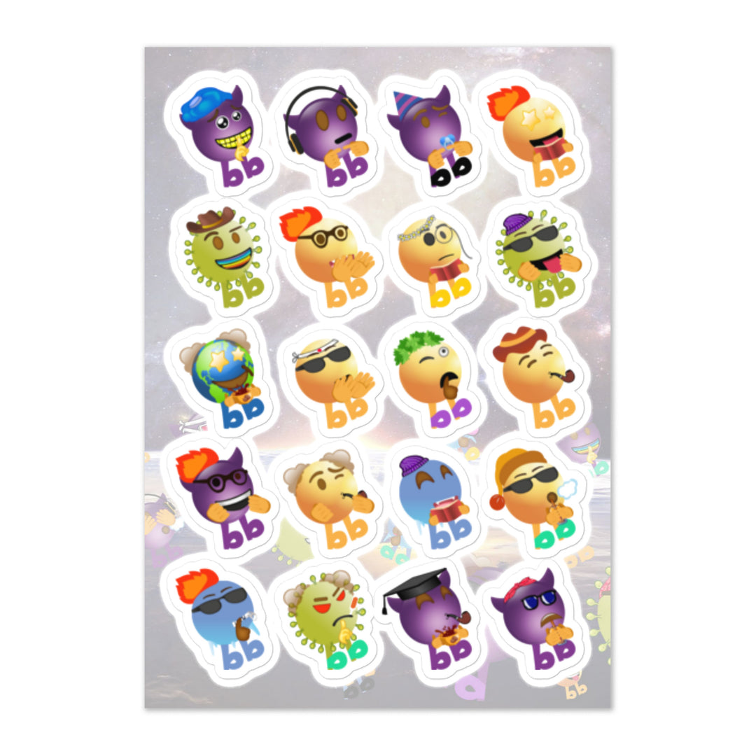 Megabb Buddy Stickers - Emojibb