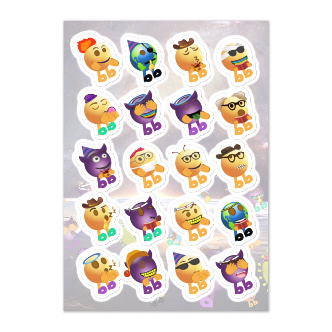 Megabb Buddy Stickers - Emojibb