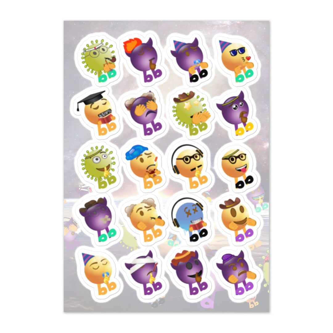 Megabb Buddy Stickers - Emojibb