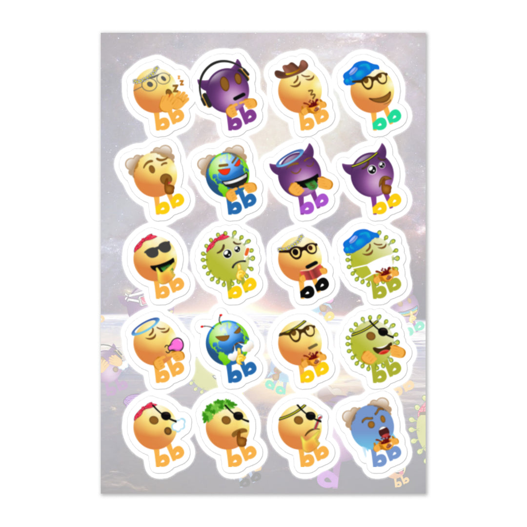 Megabb Buddy Stickers - Emojibb