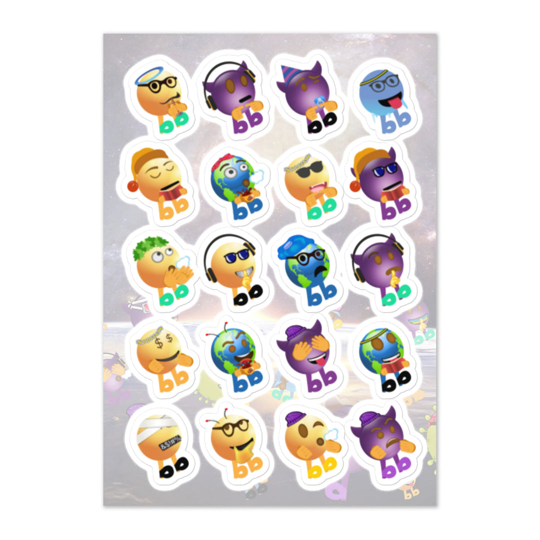 Megabb Buddy Stickers - Emojibb