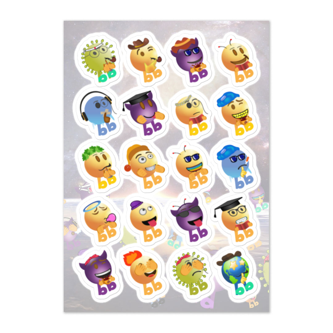 Megabb Buddy Stickers - Emojibb