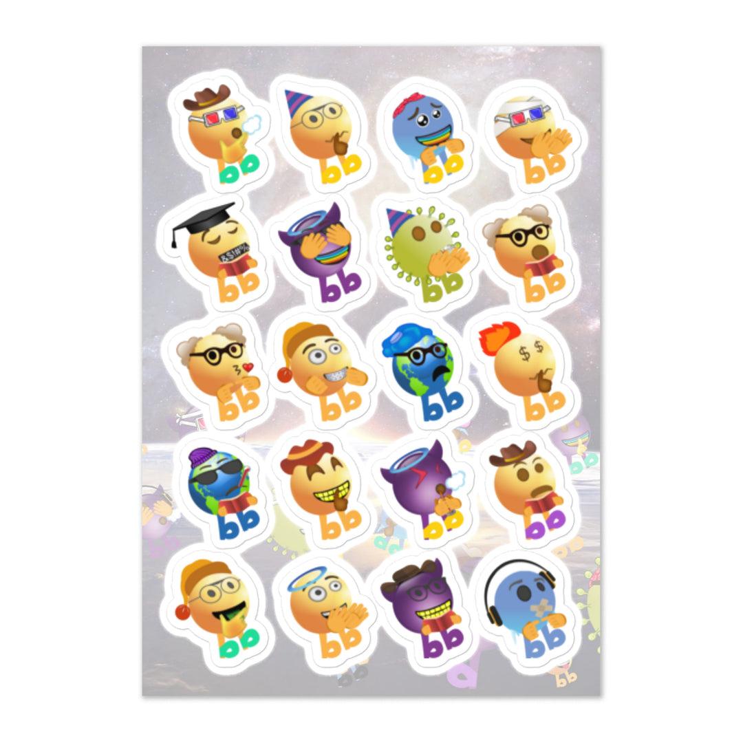 Megabb Buddy Stickers - Emojibb