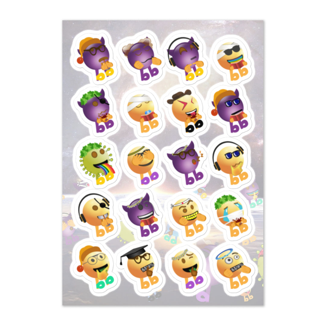 Megabb Buddy Stickers - Emojibb