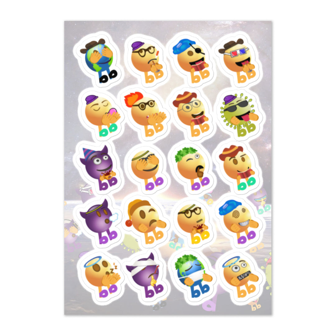 Megabb Buddy Stickers - Emojibb