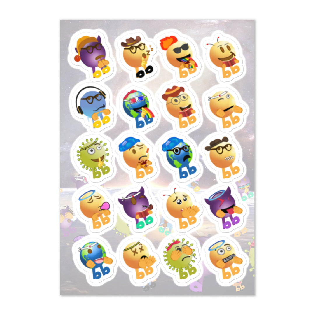 Megabb Buddy Stickers - Emojibb