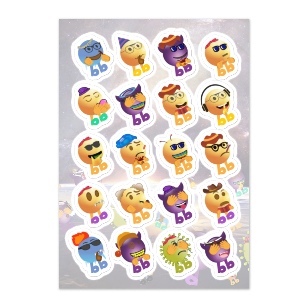 Megabb Buddy Stickers - Emojibb
