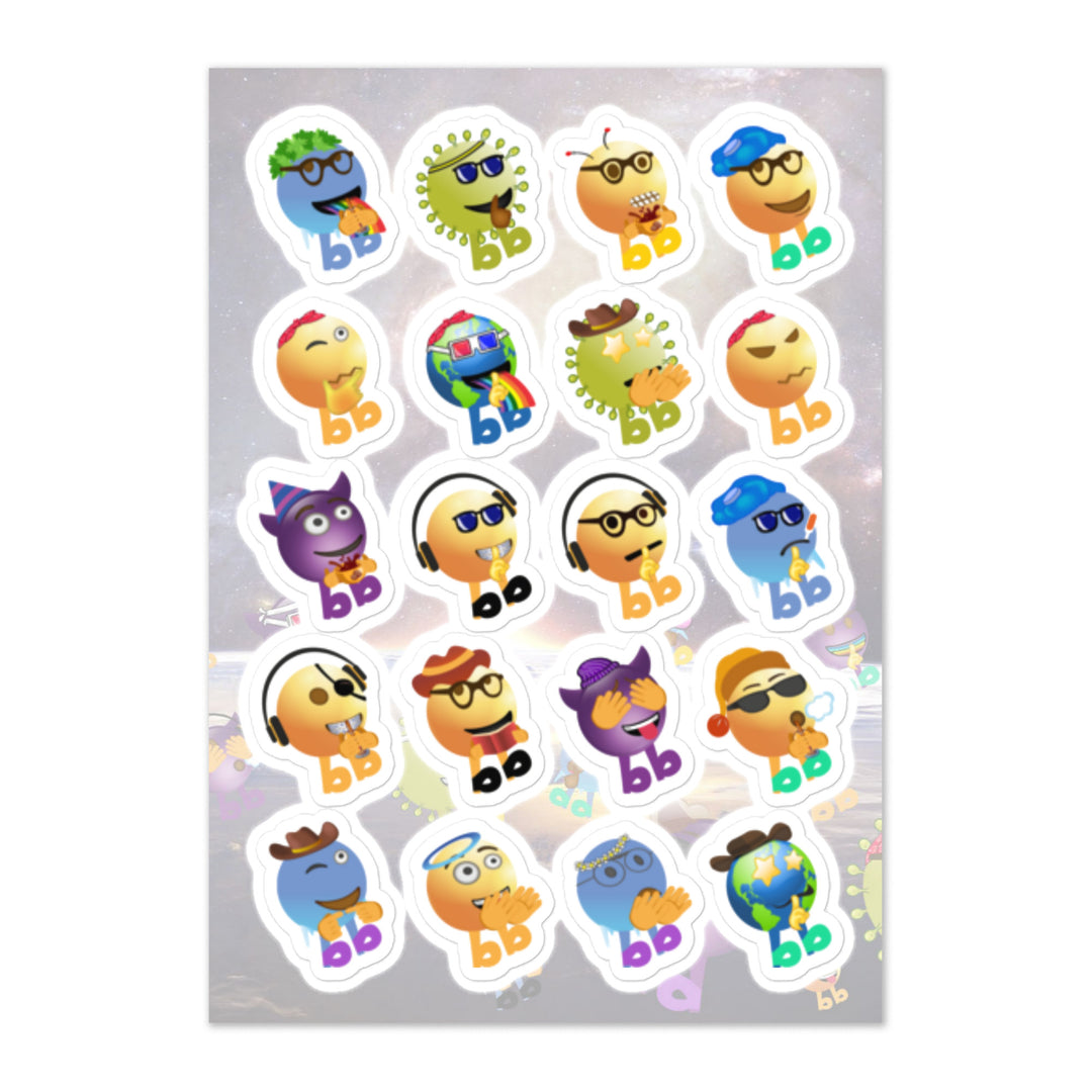 Megabb Buddy Stickers - Emojibb