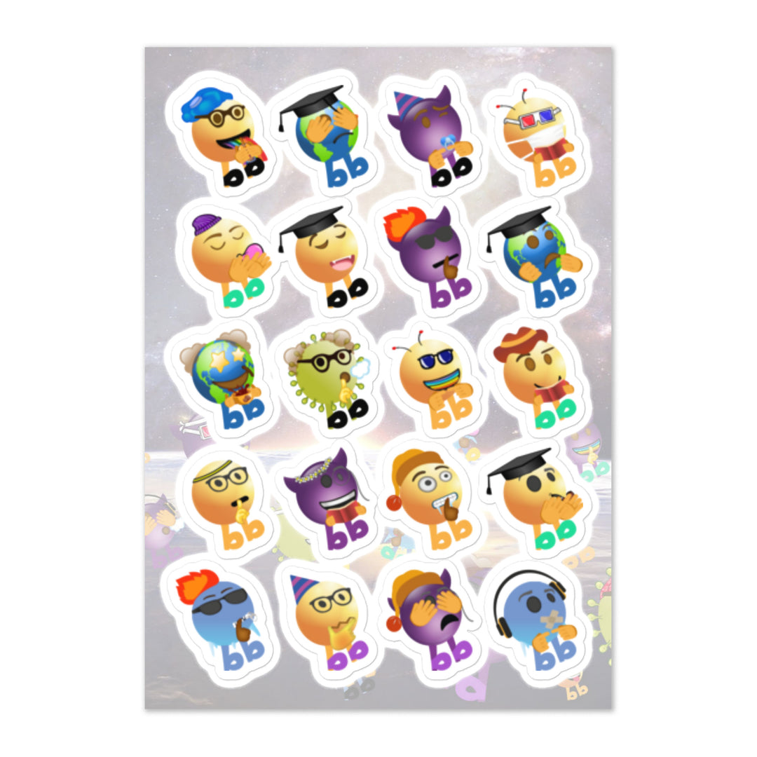 Megabb Buddy Stickers - Emojibb