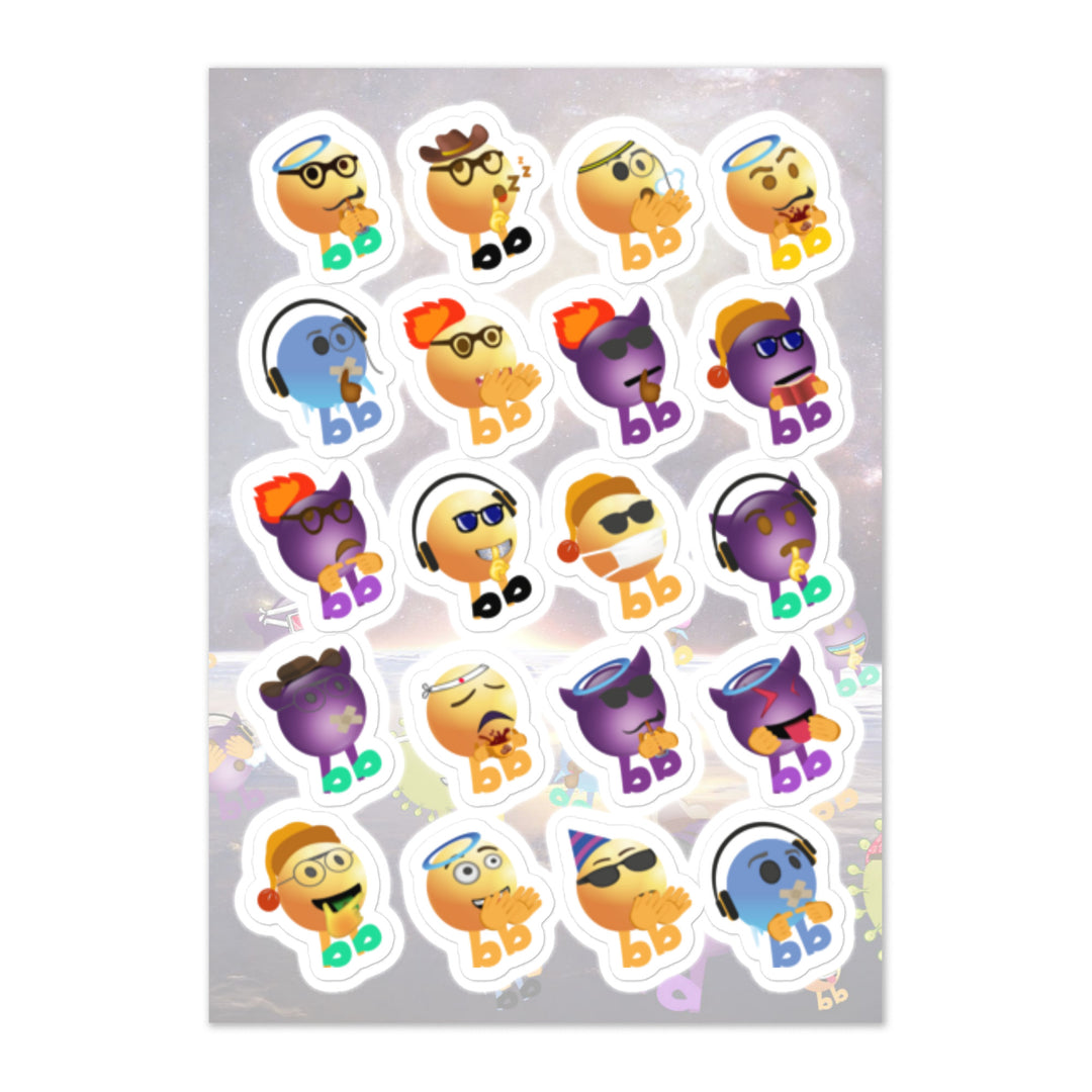 Megabb Buddy Stickers - Emojibb