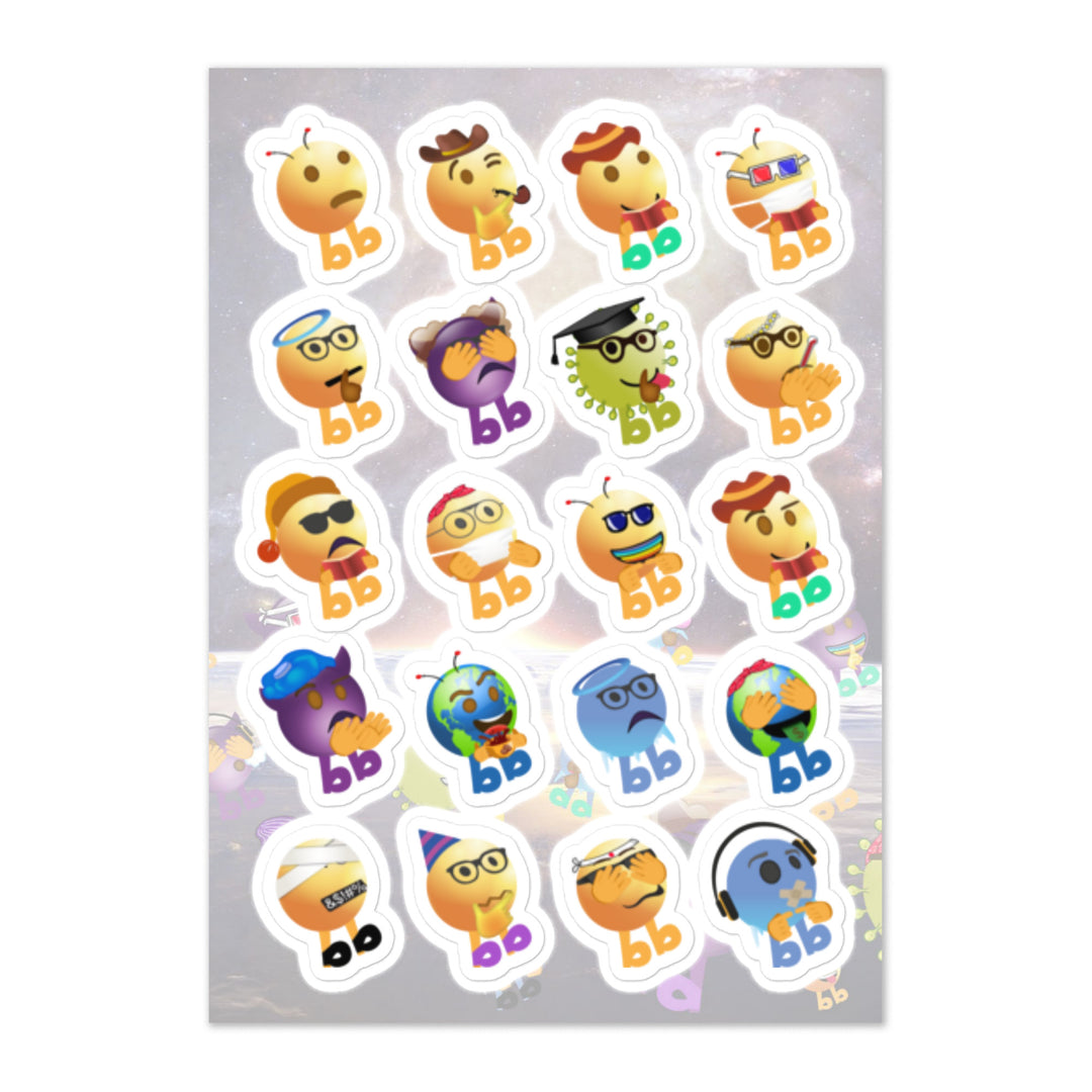 Megabb Buddy Stickers - Emojibb
