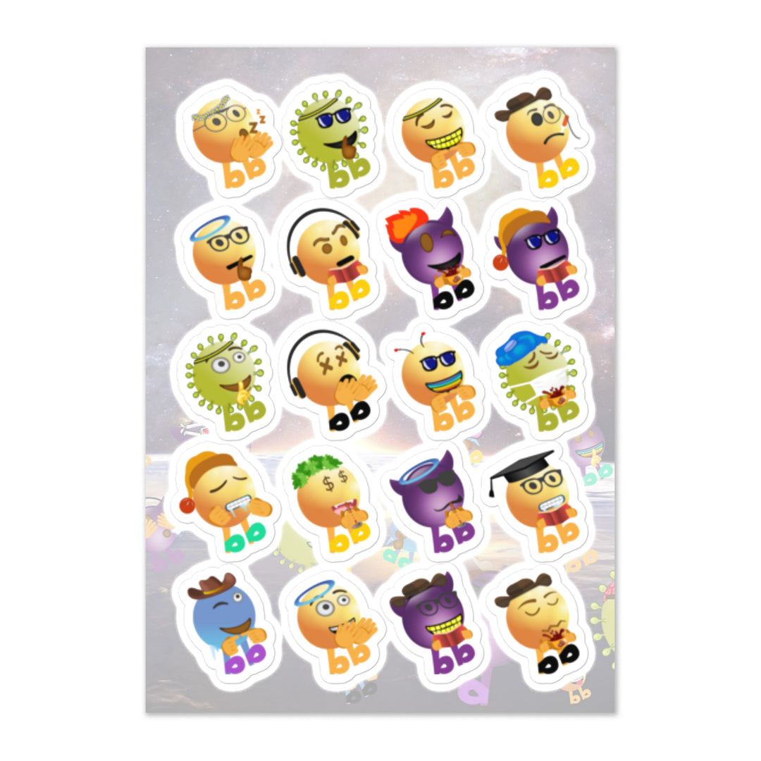 Megabb Buddy Stickers - Emojibb