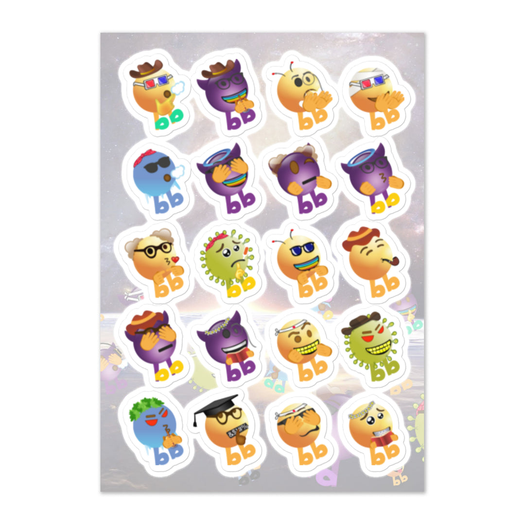 Megabb Buddy Stickers - Emojibb