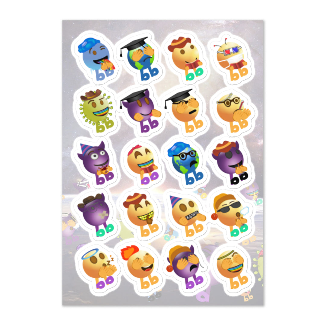 Megabb Buddy Stickers - Emojibb
