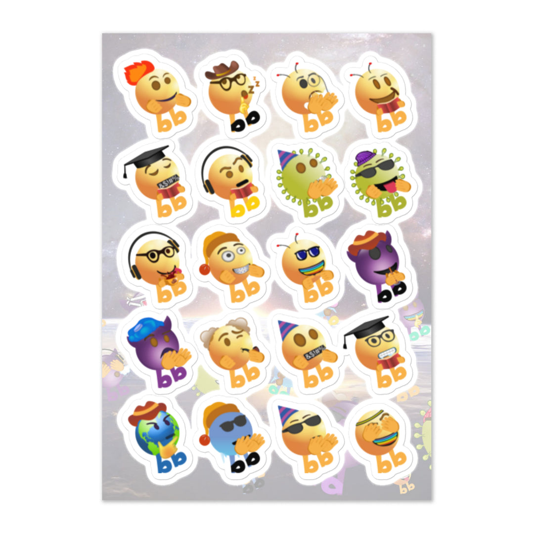 Megabb Buddy Stickers - Emojibb