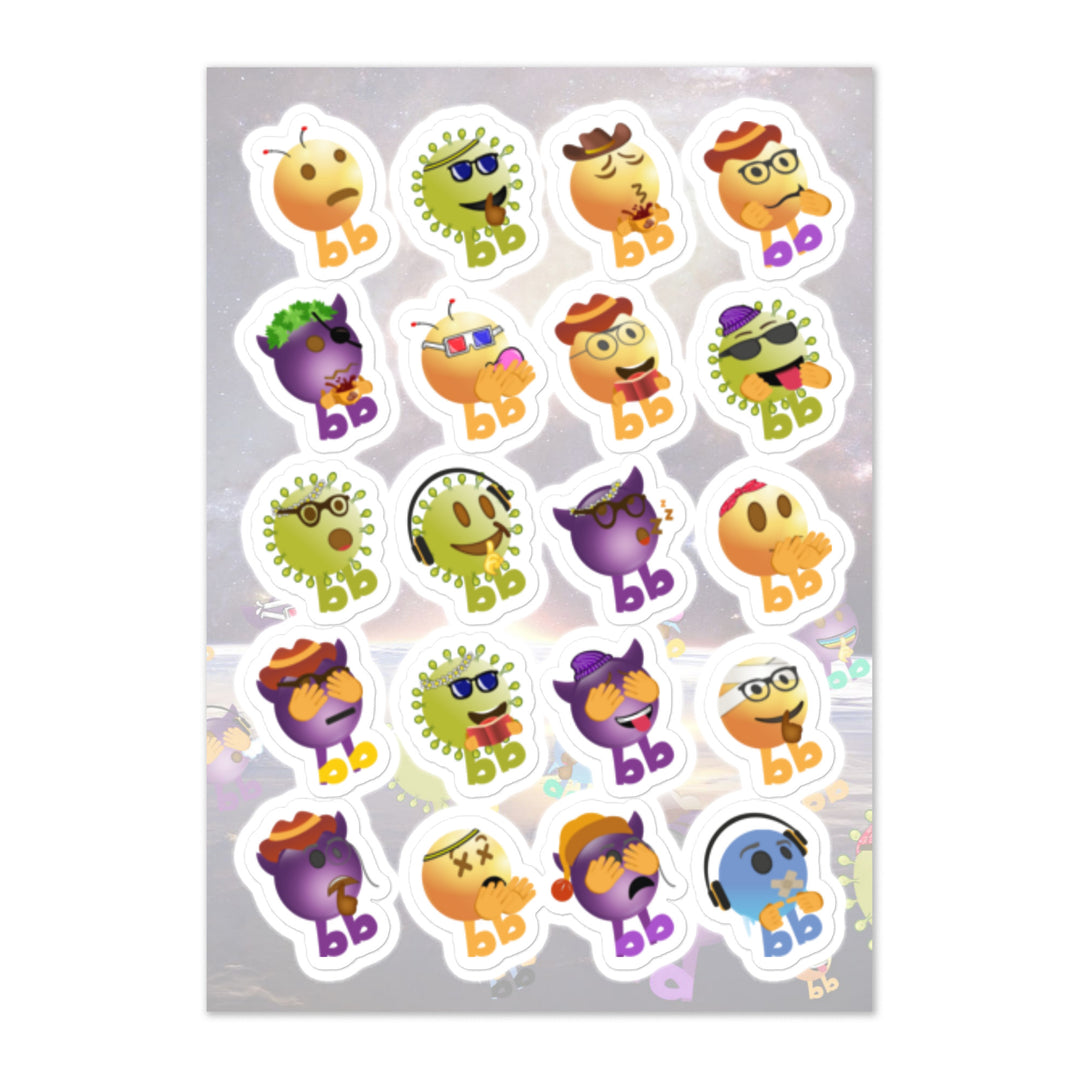 Megabb Buddy Stickers - Emojibb
