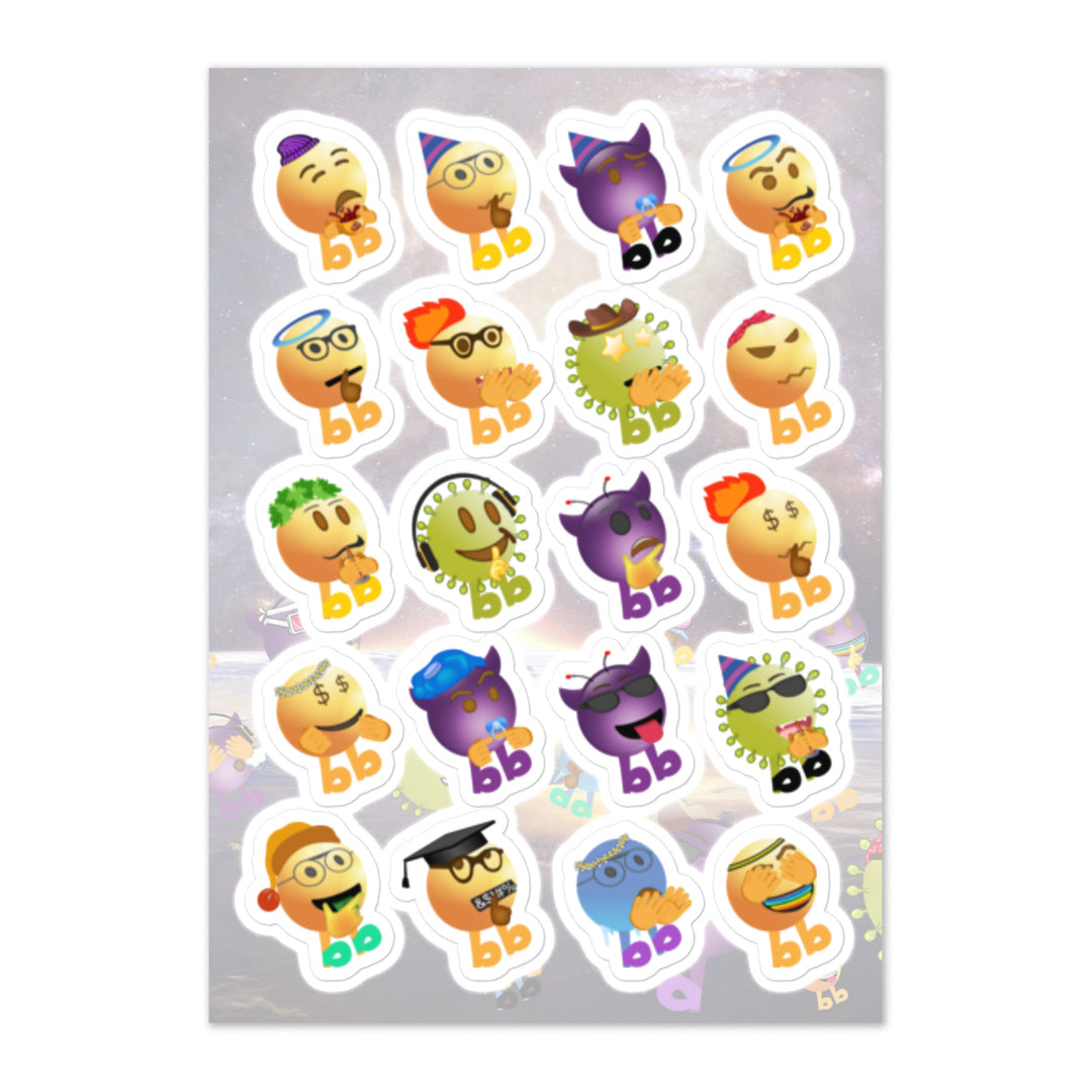 Megabb Buddy Stickers - Emojibb