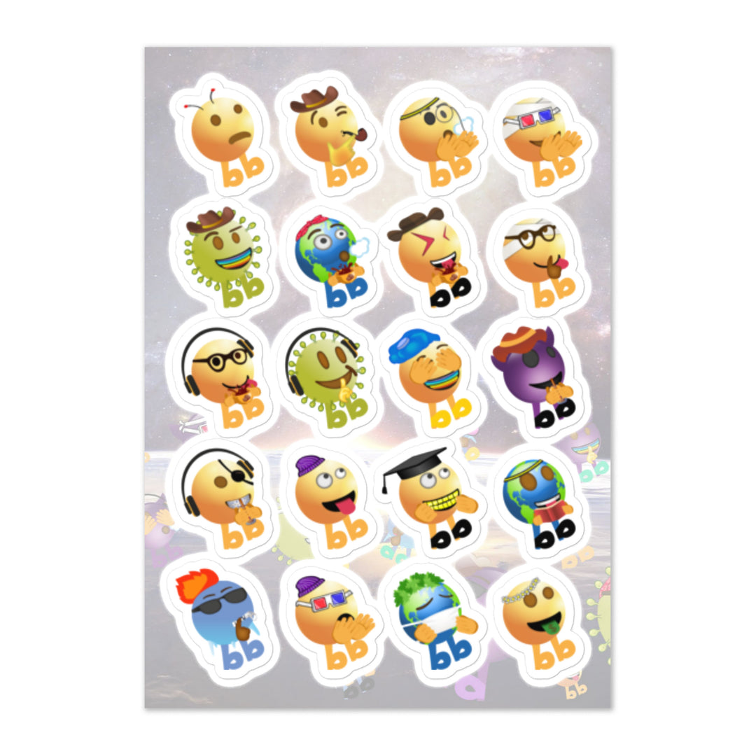 Megabb Buddy Stickers - Emojibb