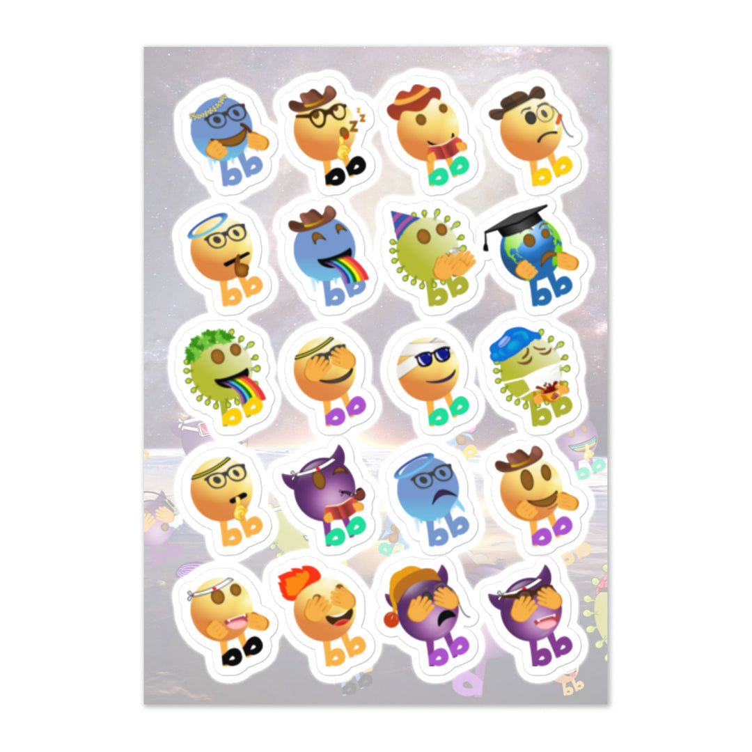 Megabb Buddy Stickers - Emojibb