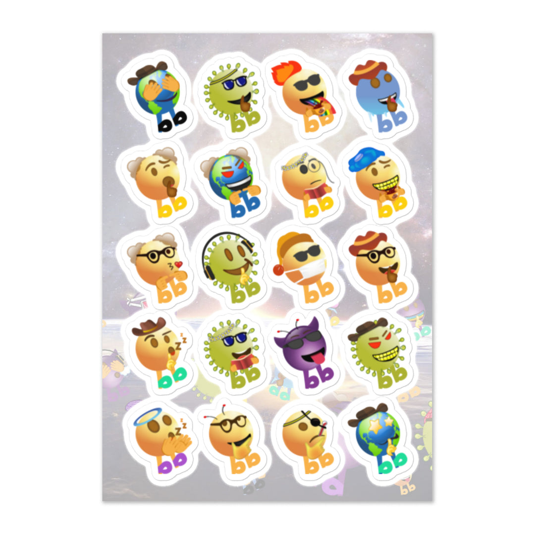 Megabb Buddy Stickers - Emojibb