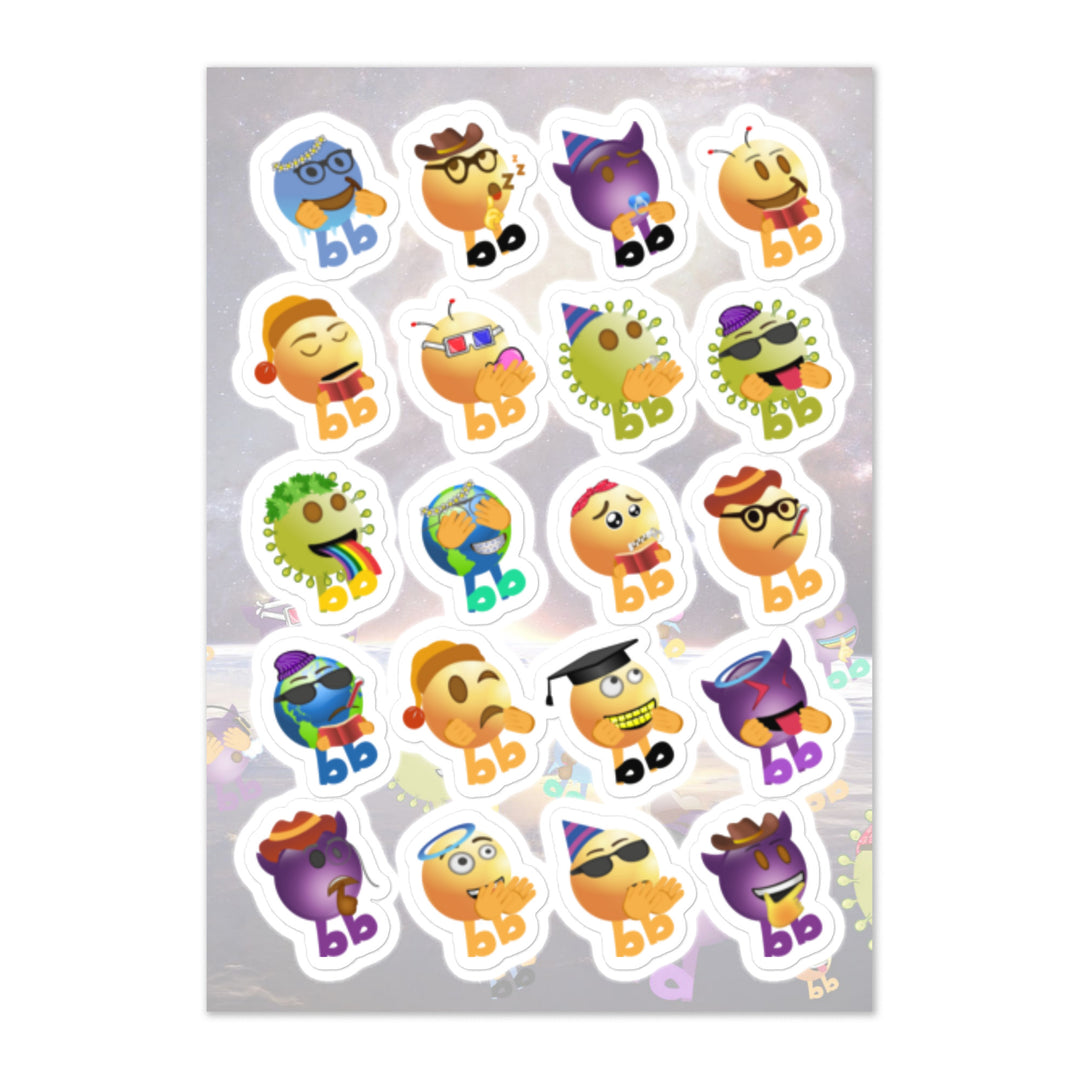 Megabb Buddy Stickers - Emojibb