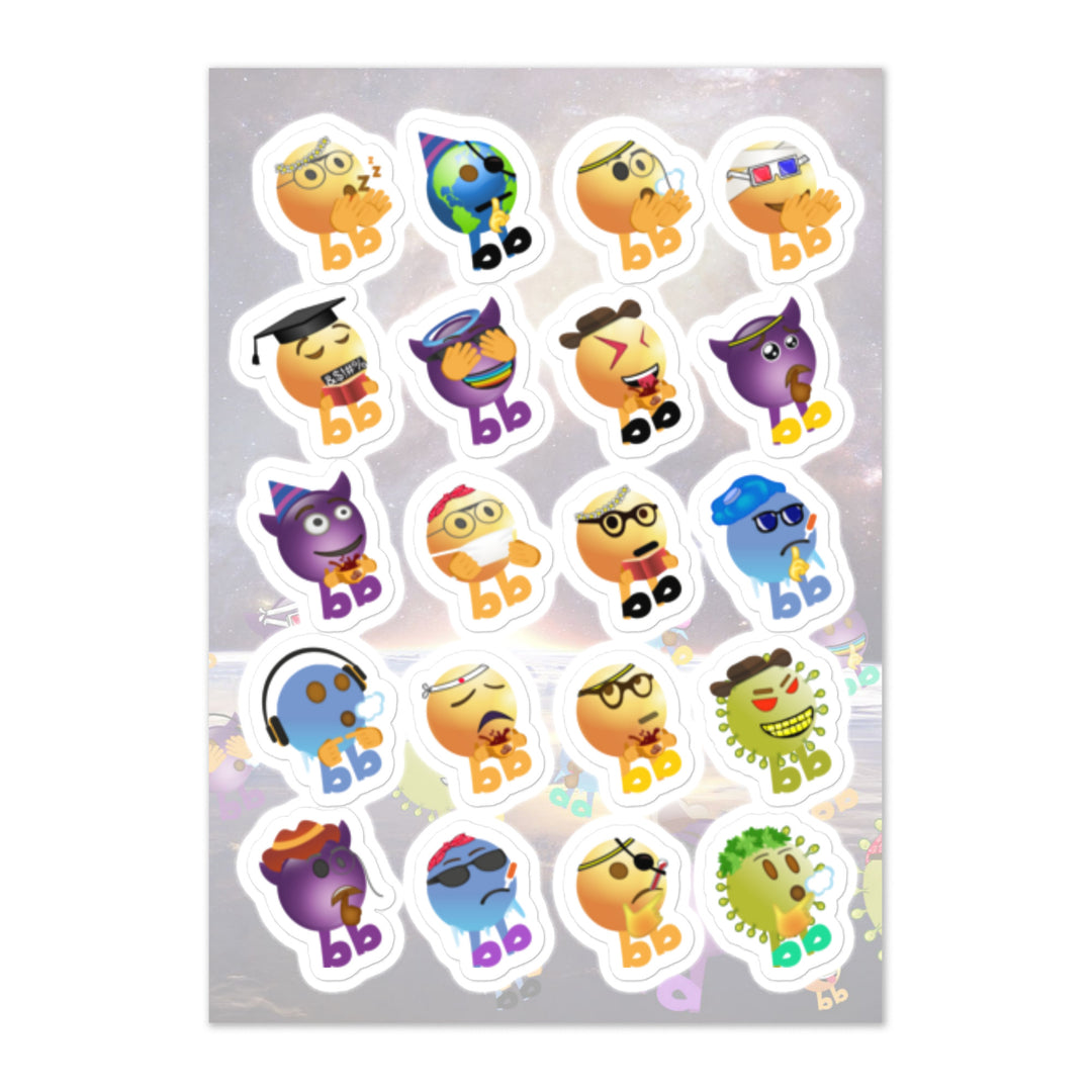 Megabb Buddy Stickers - Emojibb