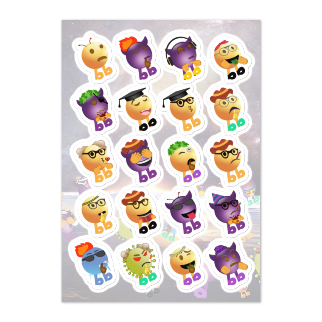 Megabb Buddy Stickers - Emojibb