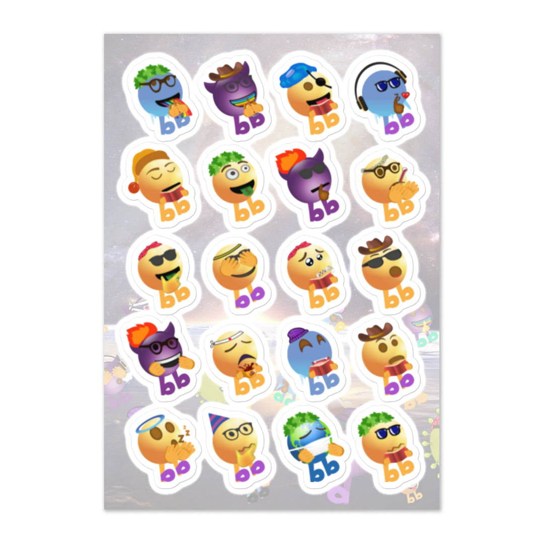 Megabb Buddy Stickers - Emojibb