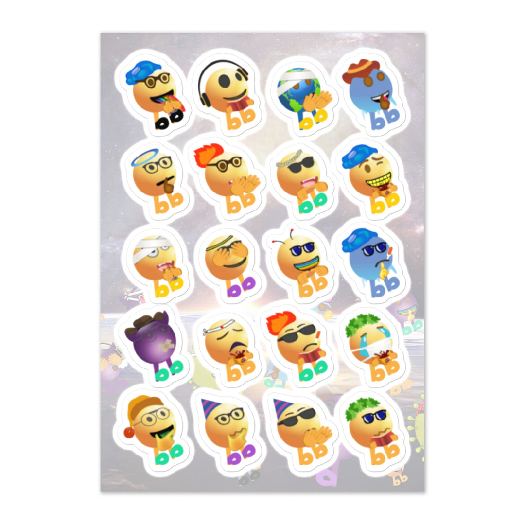 Megabb Buddy Stickers - Emojibb
