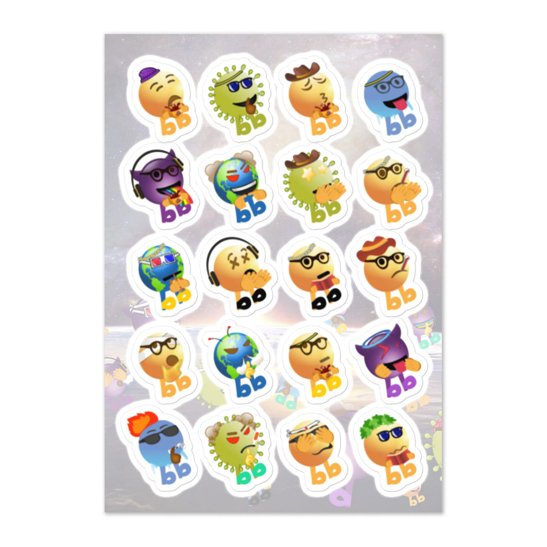 Megabb Buddy Stickers - Emojibb