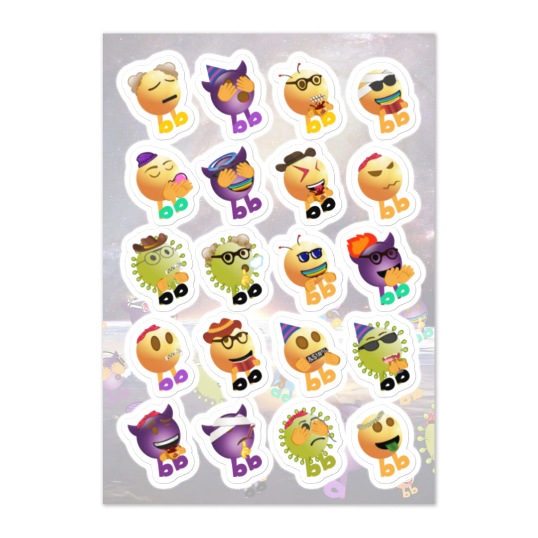 Megabb Buddy Stickers - Emojibb