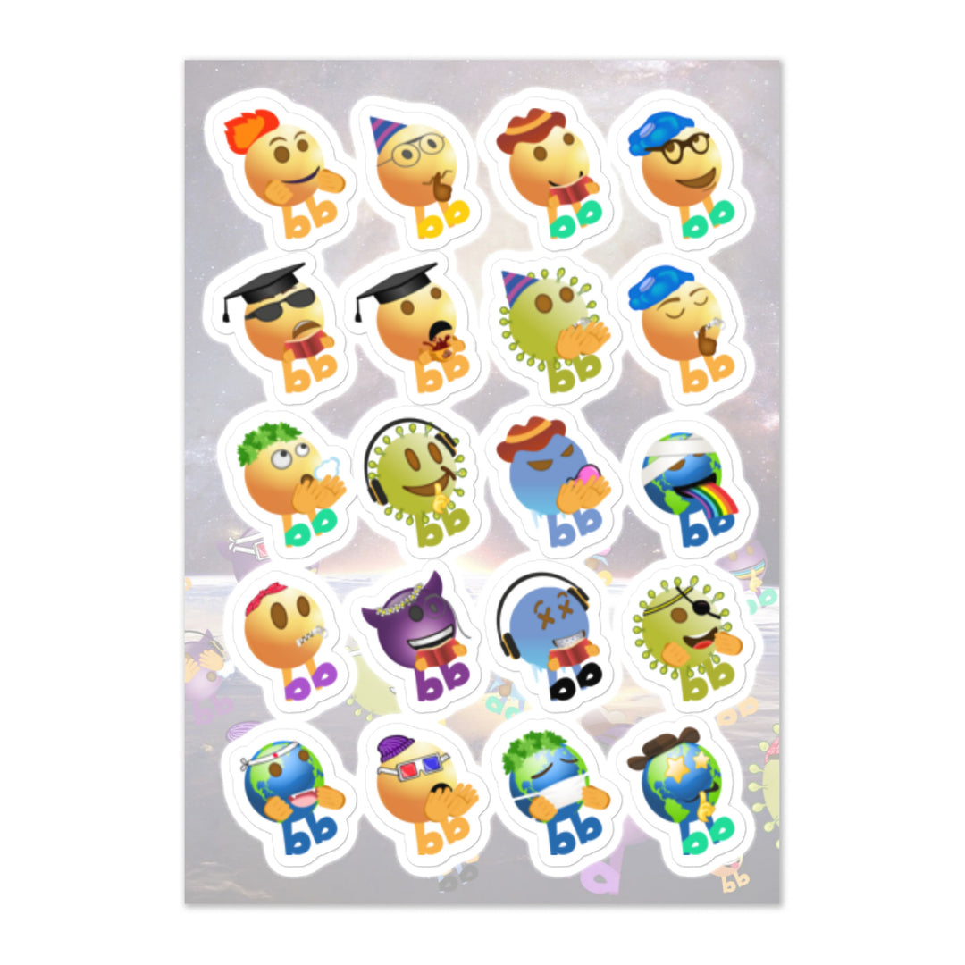 Megabb Buddy Stickers - Emojibb