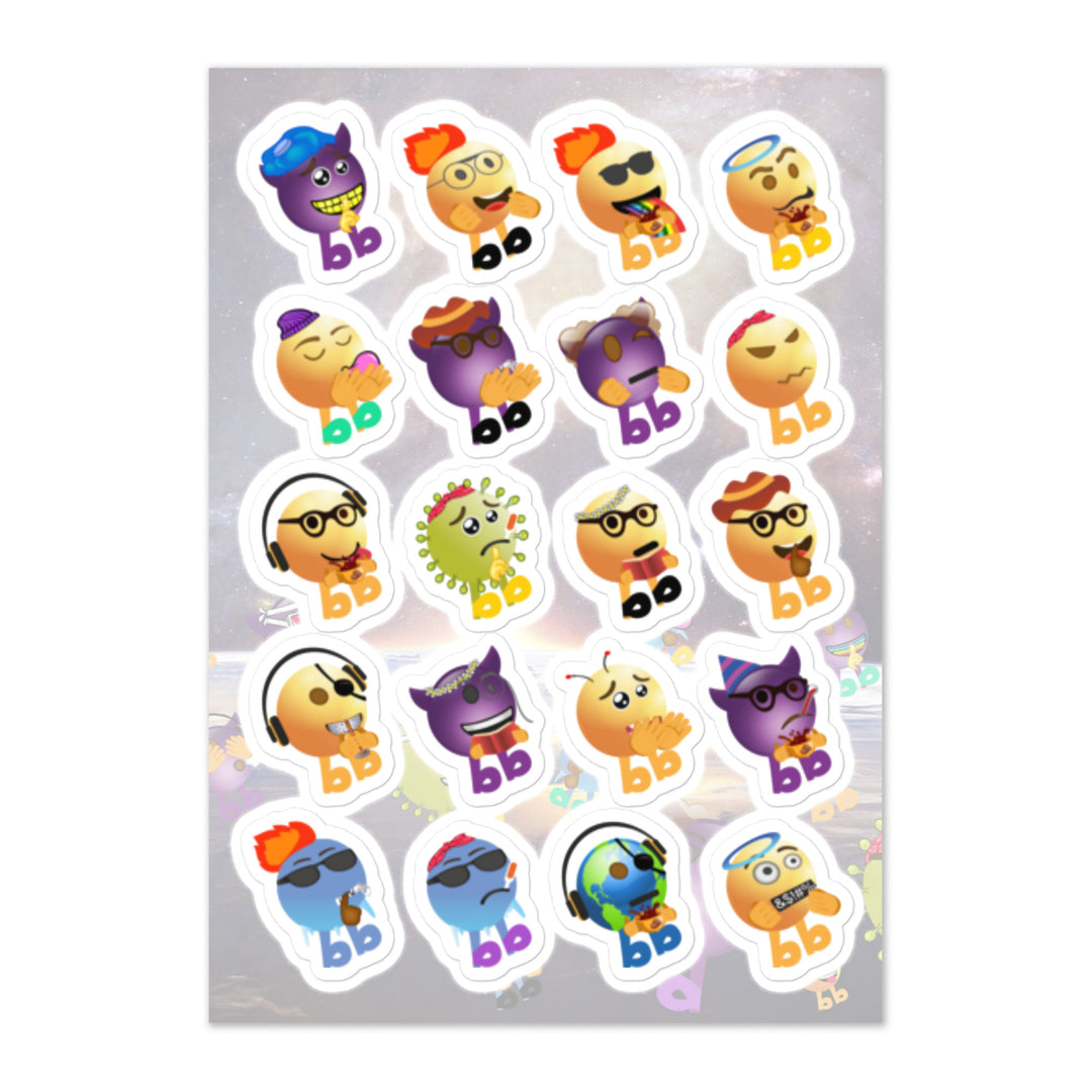 Megabb Buddy Stickers - Emojibb