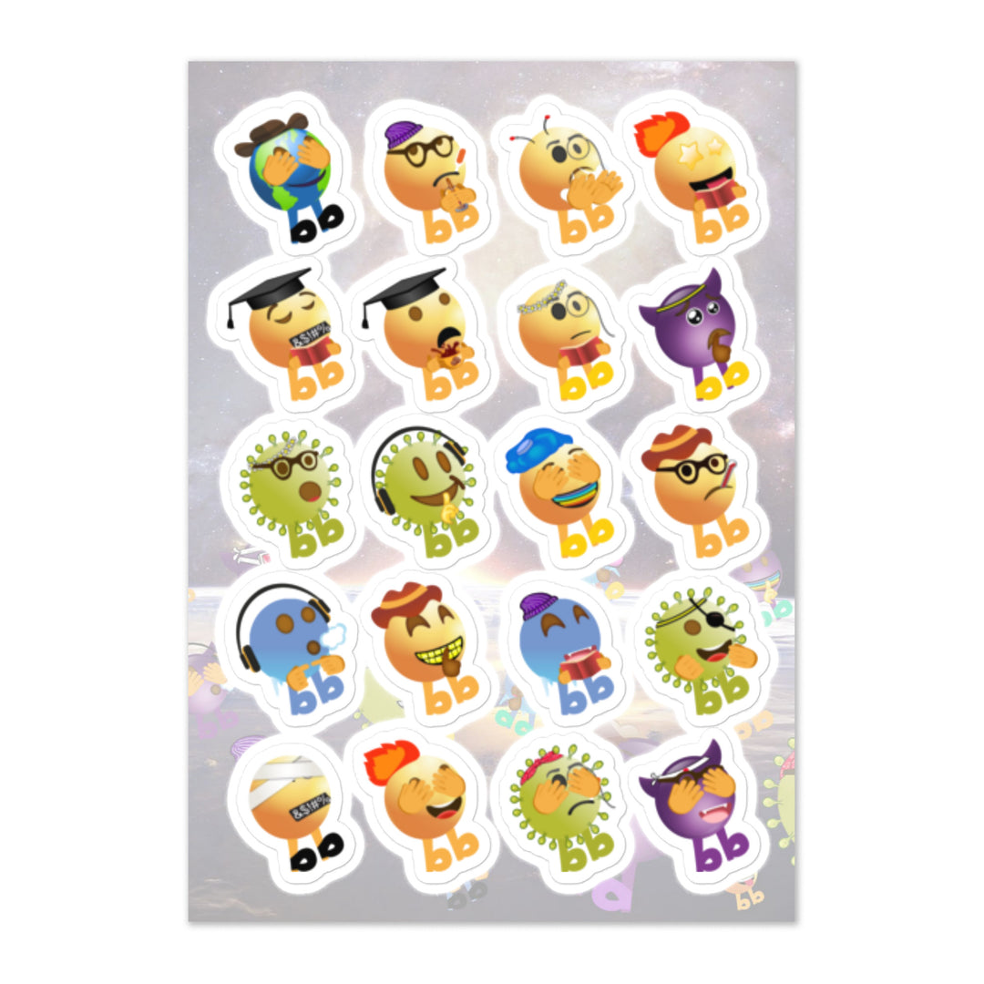 Megabb Buddy Stickers - Emojibb