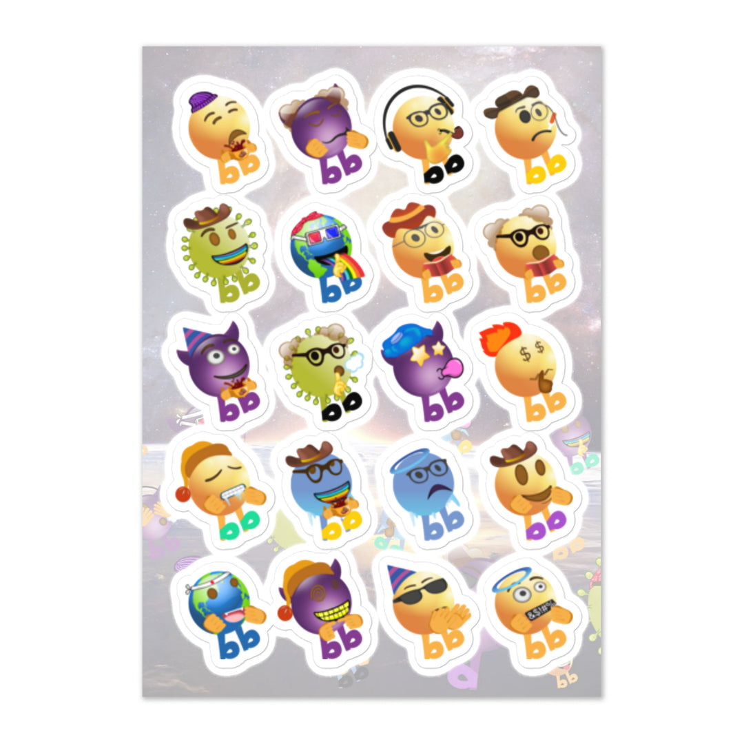 Megabb Buddy Stickers - Emojibb