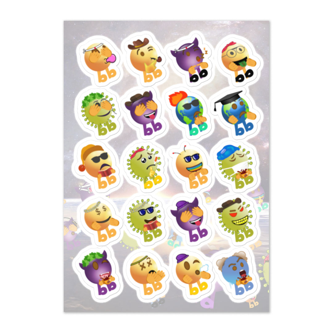 Megabb Buddy Stickers - Emojibb