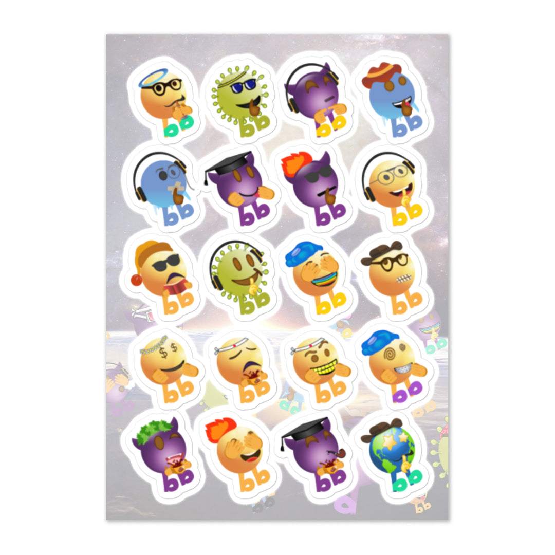 Megabb Buddy Stickers - Emojibb
