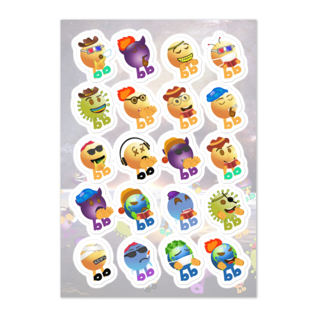 Megabb Buddy Stickers - Emojibb