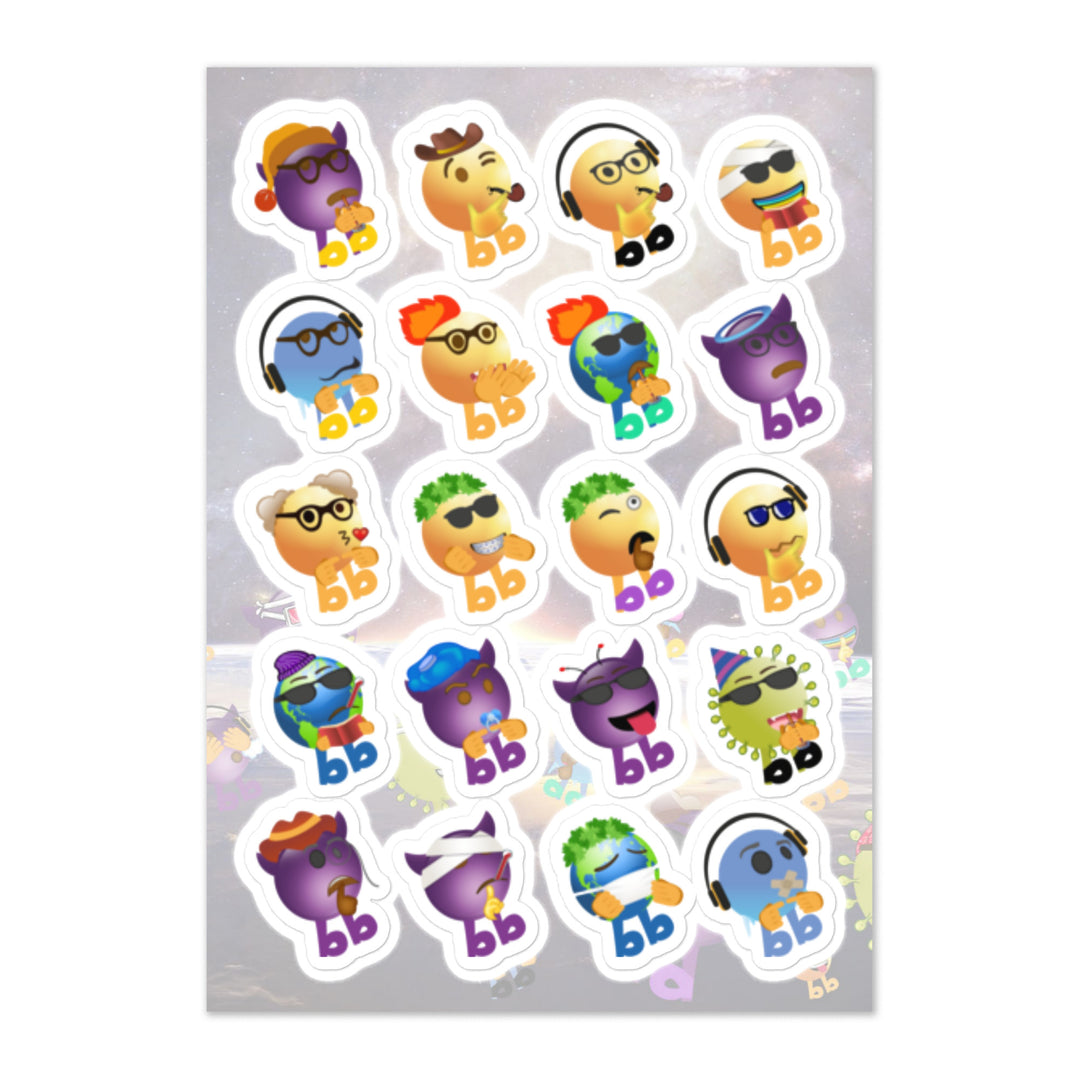Megabb Buddy Stickers - Emojibb