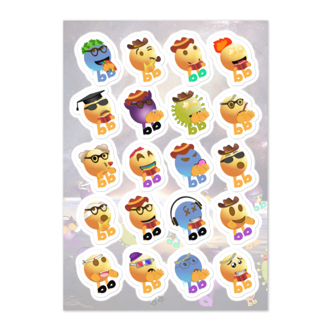 Megabb Buddy Stickers - Emojibb