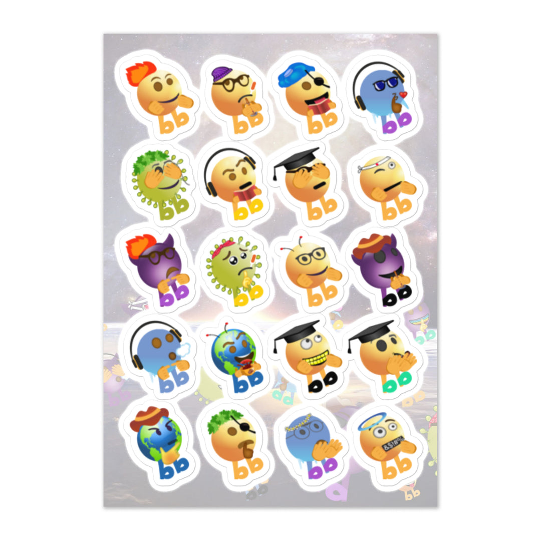 Megabb Buddy Stickers - Emojibb