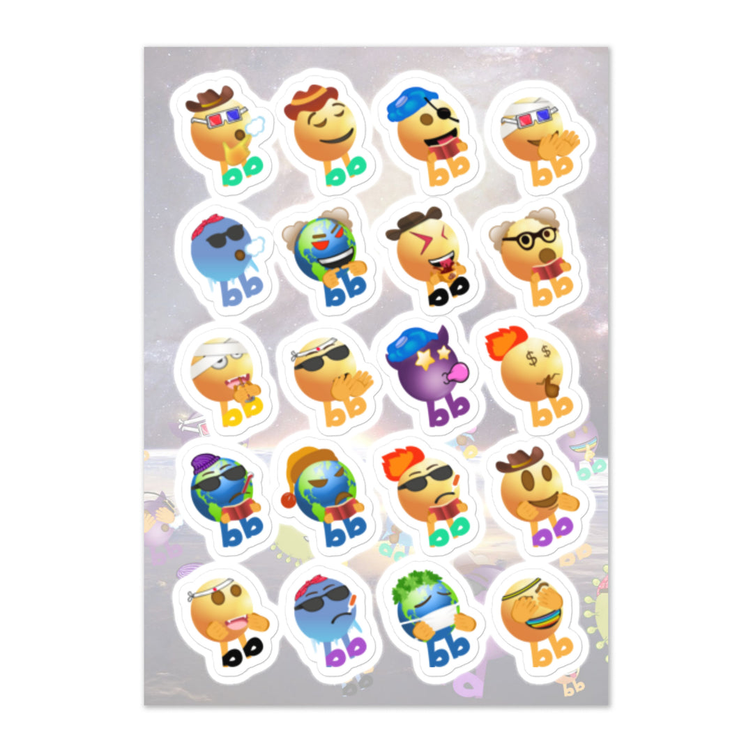 Megabb Buddy Stickers - Emojibb